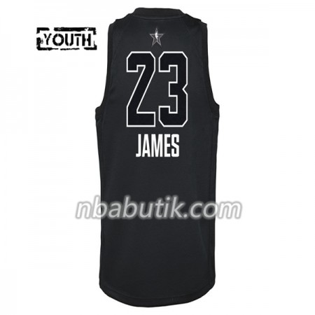 NBA Børn Trøje Cleveland Cavaliers LeBron James 23 2018 All Star Jordan Brand Sort Swingman